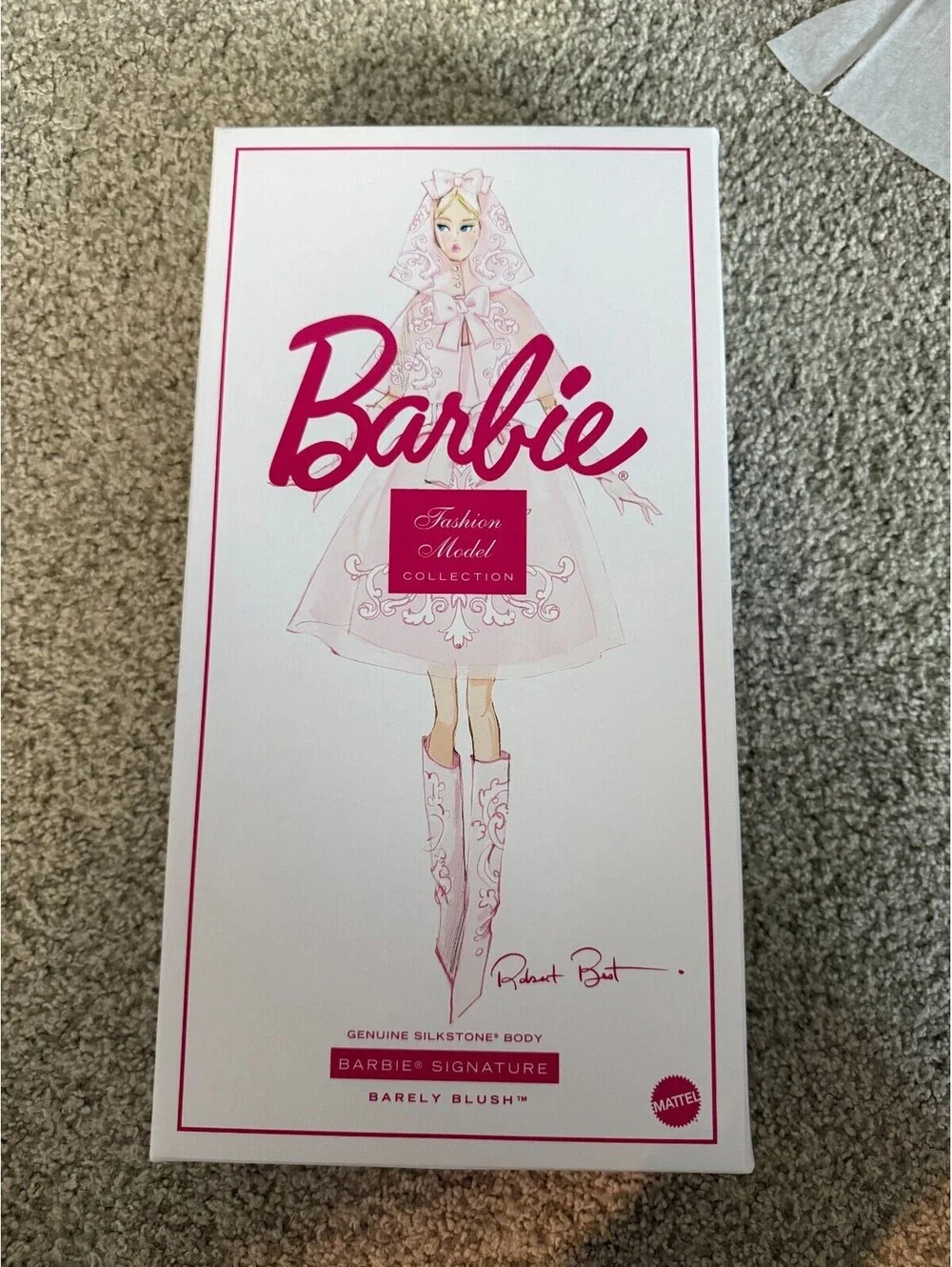 Barbie Fashion Model Collection Barely Blush Doll #5 (JJX49) New